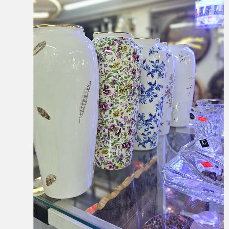 گلدان سرامیکی در طرح های مختلف