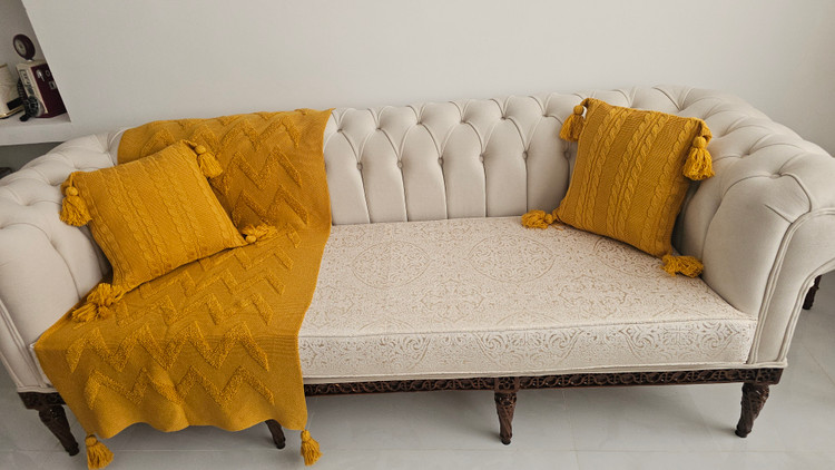 کاور کوسن خردلی شیک